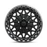 MSA Offroad | MA53 BOLO UTV BEADLOCK 15x7.0 ET38 - MATTE BLACK W/ GL-GUNMETAL RG