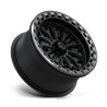 MSA Offroad | MA53 BOLO UTV BEADLOCK 15x7.0 ET10 - MATTE BLACK W/ GL-GUNMETAL RG