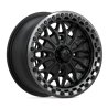 MSA Offroad | MA53 BOLO UTV BEADLOCK 15x7.0 ET38 - MATTE BLACK W/ GL-GUNMETAL RG