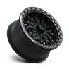 MSA Offroad | MA53 BOLO UTV BEADLOCK 15x7.0 ET38 - MATTE BLACK W/ GL-GUNMETAL RG