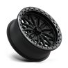 MSA Offroad | MA53 BOLO UTV BEADLOCK 18x7.0 ET10 - MATTE BLACK W/ GL-GUNMETAL RG