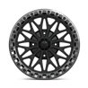 MSA Offroad | MA53 BOLO UTV BEADLOCK 18x7.0 ET10 - MATTE BLACK W/ GL-GUNMETAL RG