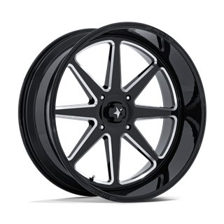 MSA Offroad | M54 SPARK UTV 24x10.0 ET-25 - GLOSS BLACK MILLED