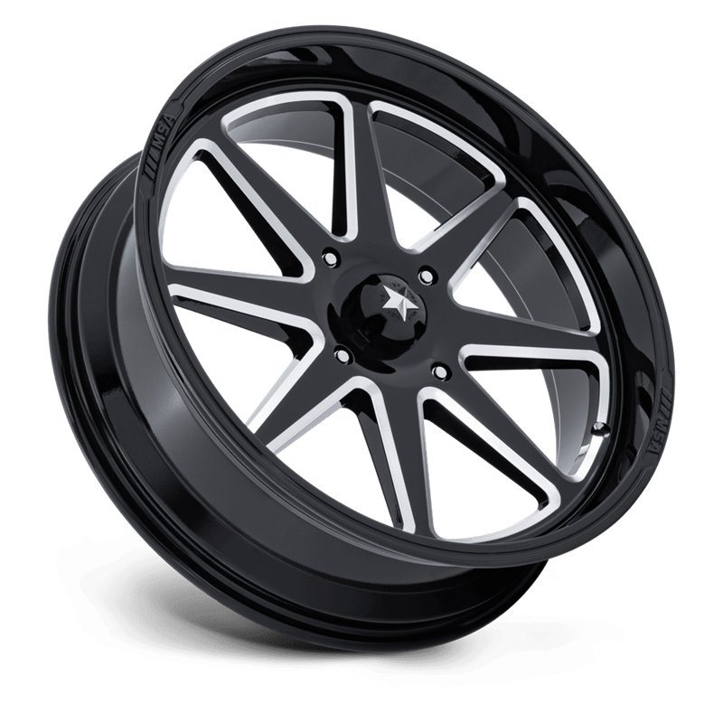 MSA Offroad | M54 SPARK UTV 24x7.0 ET0 - GLOSS BLACK MILLED