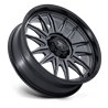 MSA Offroad | M55 COMMANDER UTV 15x7.0 ET10 - MATTE GUNMETAL W/ MATTE BLACK LIP