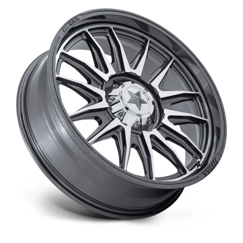 MSA Offroad | M55 COMMANDER UTV 15x7.0 ET10 - PLATINUM W/ MACHINED FACE