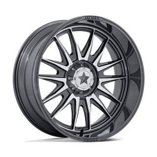 MSA Offroad | M55 COMMANDER UTV 24x10.0 ET-25 - PLATINUM W/ MACHINED FACE