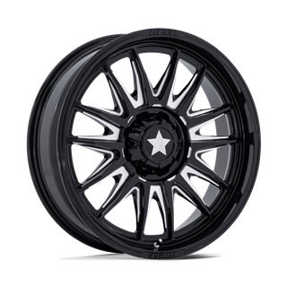 MSA Offroad | M55 COMMANDER UTV 20x7.0 ET0 - GLOSS BLACK MILLED