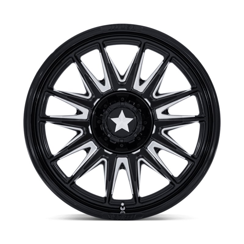 MSA Offroad | M55 COMMANDER UTV 22x7.0 ET0 - GLOSS BLACK MILLED