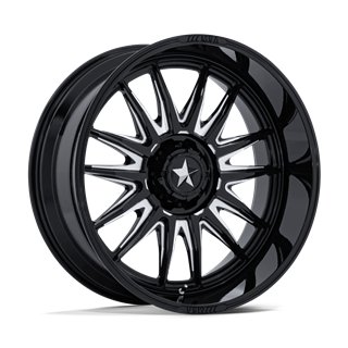 MSA Offroad | M55 COMMANDER UTV 24x10.0 ET-25 - GLOSS BLACK MILLED