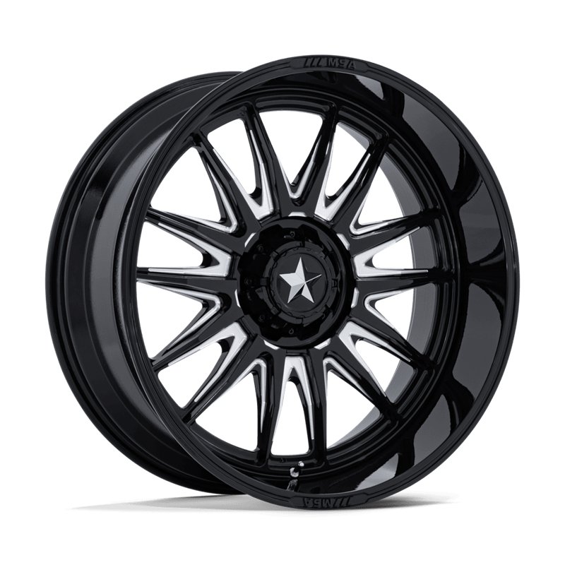 MSA Offroad | M55 COMMANDER UTV 24x10.0 ET-25 - GLOSS BLACK MILLED