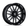 MSA Offroad | M55 COMMANDER UTV 24x10.0 ET-25 - GLOSS BLACK MILLED