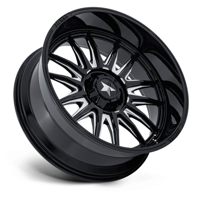MSA Offroad | M55 COMMANDER UTV 24x10.0 ET-25 - GLOSS BLACK MILLED