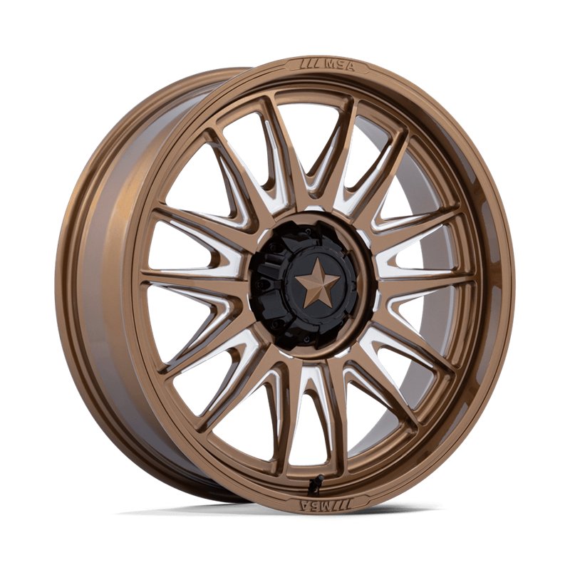 MSA Offroad | M55 COMMANDER UTV 20x7.0 ET0 - GLOSS BRONZE MILLED
