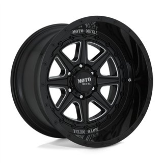 Moto Metal | MO801 PHANTOM 20x10.0 ET-18 - GLOSS BLACK MILLED