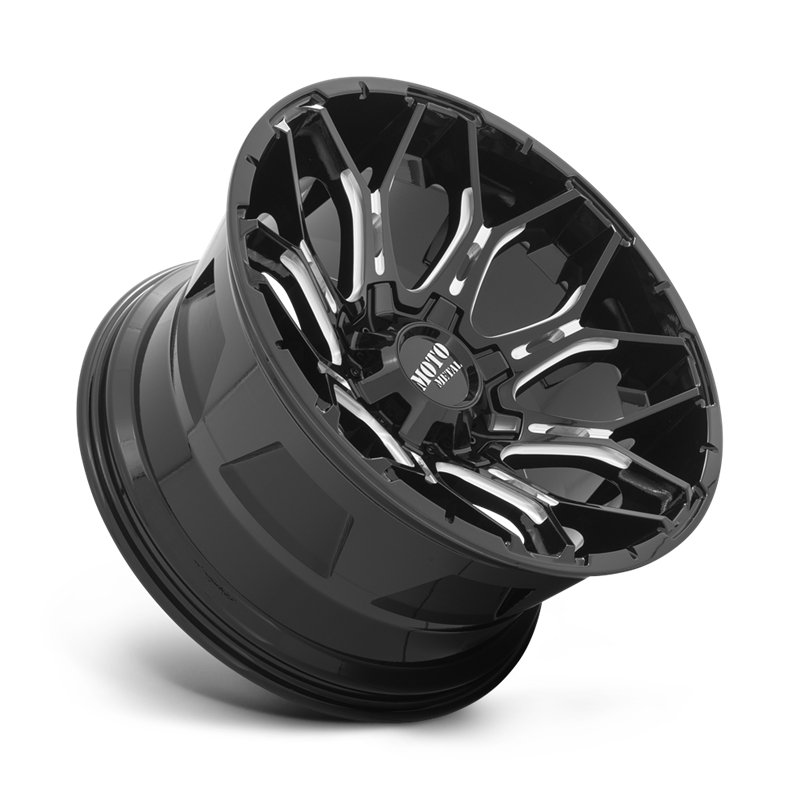 Moto Metal | MO808 SNIPER 20x10.0 ET-18 - GLOSS BLACK MILLED