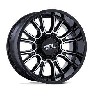 Moto Metal | MO810 LEGACY 20x9.0 ET1 - GLOSS BLACK MACHINED