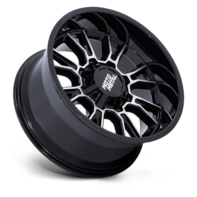 Moto Metal | MO810 LEGACY 20x9.0 ET1 - GLOSS BLACK MACHINED