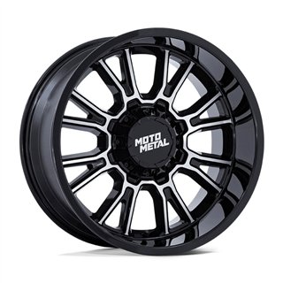Moto Metal | MO810 LEGACY 22x9.0 ET1 - GLOSS BLACK MACHINED