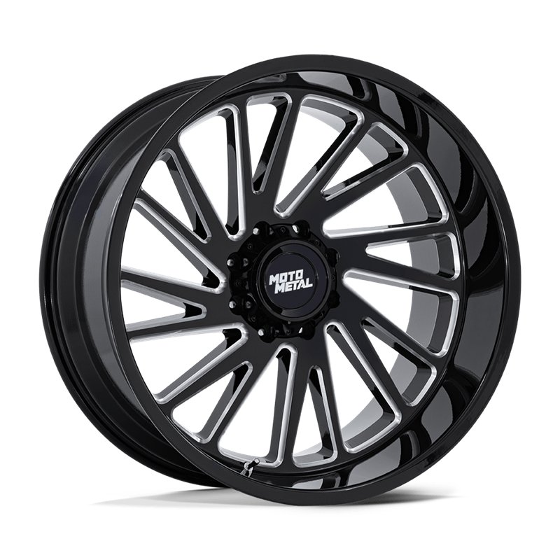 Moto Metal | MO811 COMBAT 20x10.0 ET-18 - GLOSS BLACK MILLED