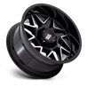 Moto Metal | MO812 TURBINE 20x9.0 ET20 - GLOSS BLACK W/ MACHINED FACE