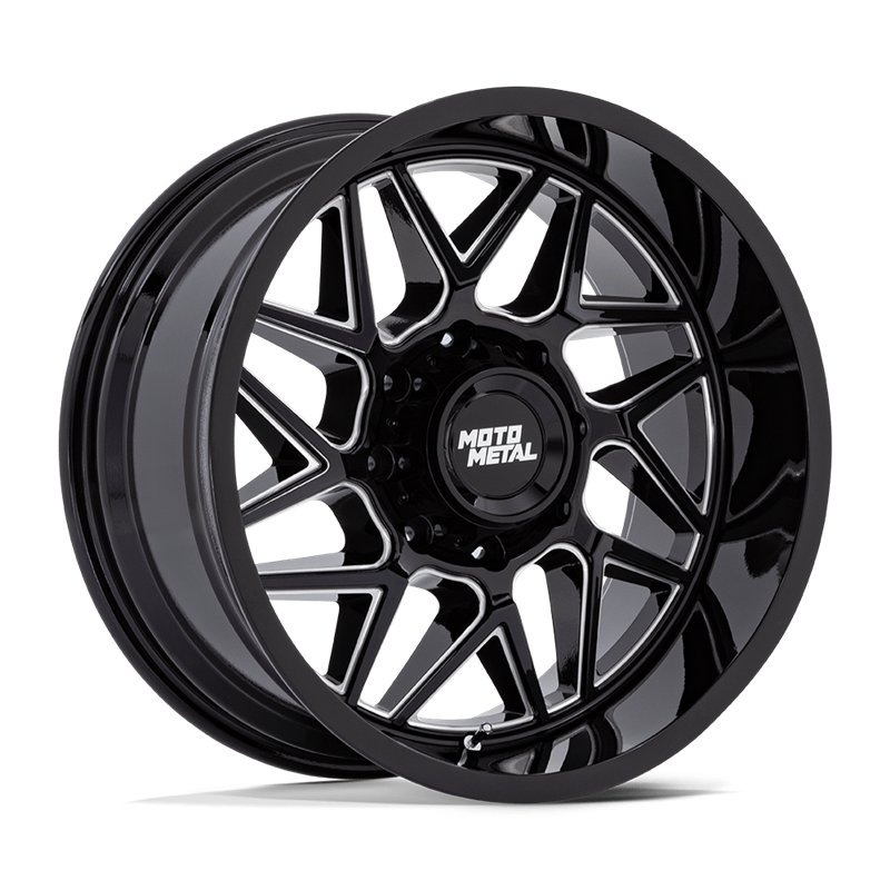 Moto Metal | MO812 TURBINE 20x9.0 ET1 - GLOSS BLACK MILLED