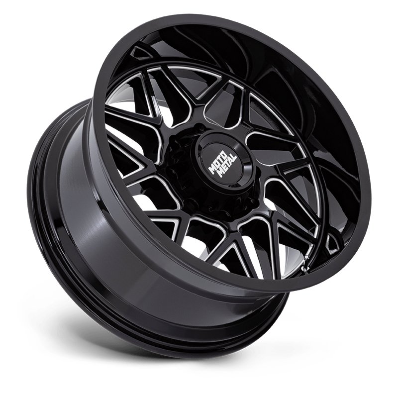 Moto Metal | MO812 TURBINE 20x9.0 ET1 - GLOSS BLACK MILLED