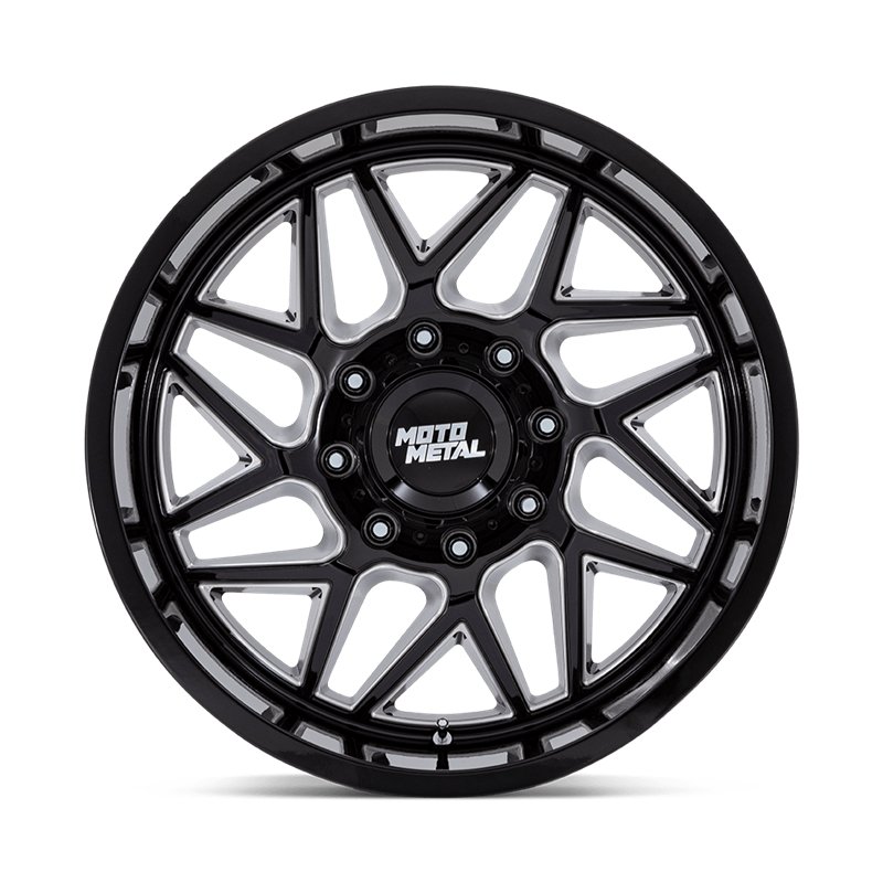 Moto Metal | MO812 TURBINE 20x9.0 ET1 - GLOSS BLACK MILLED