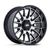 Moto Metal | MO814 TEKTON 20x10.0 ET-18 - GLOSS BLACK W/ MACHINED FACE