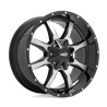 Moto Metal | MO970 20x10.0 ET-24 - GLOSS BLACK W/ MACHINED FACE