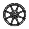 Moto Metal | MO970 17x8.0 ET0 - GLOSS BLACK W/ MILLED LIP