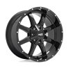 Moto Metal | MO970 18x10.0 ET-24 - GLOSS BLACK W/ MILLED LIP