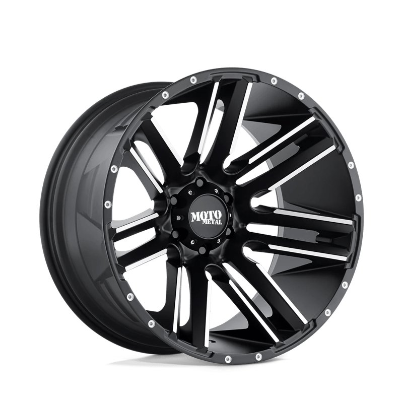 Moto Metal | MO978 RAZOR 18x9.0 ET0 - SATIN BLACK MACHINED
