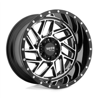 Moto Metal | MO985 BREAKOUT 20x10.0 ET-18 - GLOSS BLACK MACHINED