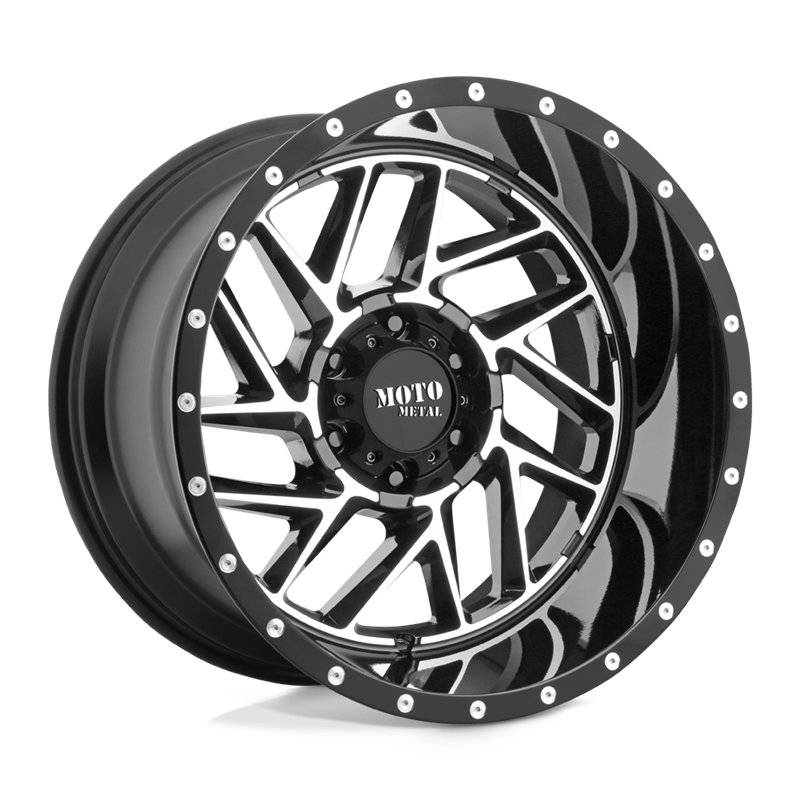 Moto Metal | MO985 BREAKOUT 16x8.0 ET-6 - GLOSS BLACK MACHINED