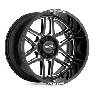 Moto Metal | MO992 FOLSOM 20x12.0 ET-44 - GLOSS BLACK MILLED