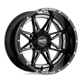 Moto Metal | MO993 HYDRA 20x10.0 ET-18 - GLOSS BLACK MILLED