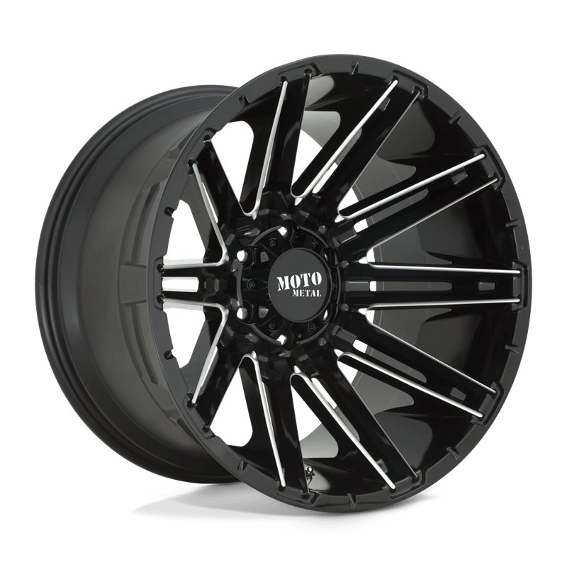 Moto Metal | MO998 KRAKEN 20x12.0 ET-44 - GLOSS BLACK MILLED