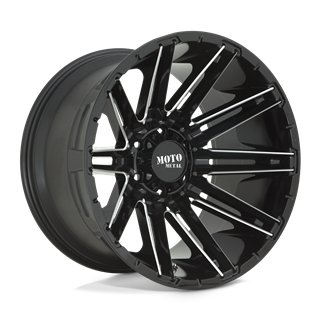 Moto Metal | MO998 KRAKEN 20x9.0 ET0 - GLOSS BLACK MILLED