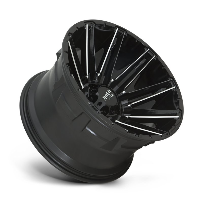 Moto Metal | MO998 KRAKEN 20x9.0 ET0 - GLOSS BLACK MILLED