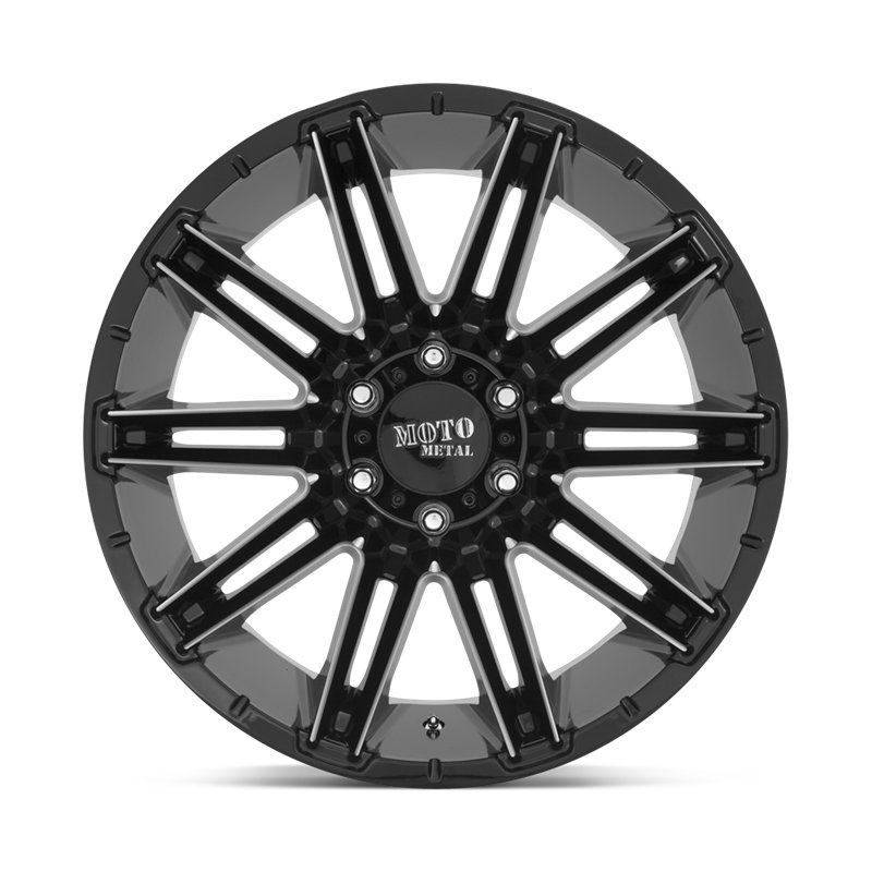 Moto Metal | MO998 KRAKEN 20x9.0 ET0 - GLOSS BLACK MILLED