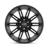 Moto Metal | MO998 KRAKEN 20x9.0 ET0 - GLOSS BLACK MILLED