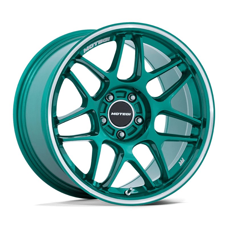 Motegi | MR158 TSUBAKI 18x10.5 ET35 - HOKKAIDO GREEN W/ MACHINED LIP