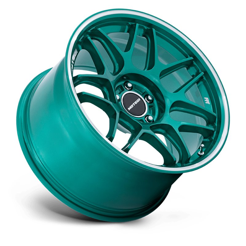 Motegi | MR158 TSUBAKI 18x10.5 ET35 - HOKKAIDO GREEN W/ MACHINED LIP
