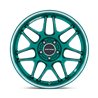 Motegi | MR158 TSUBAKI 18x10.5 ET35 - HOKKAIDO GREEN W/ MACHINED LIP