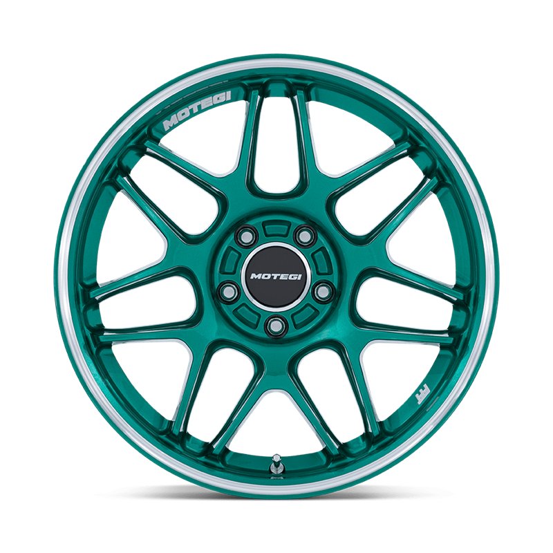 Motegi | MR158 TSUBAKI 18x9.5 ET15 - HOKKAIDO GREEN W/ MACHINED LIP