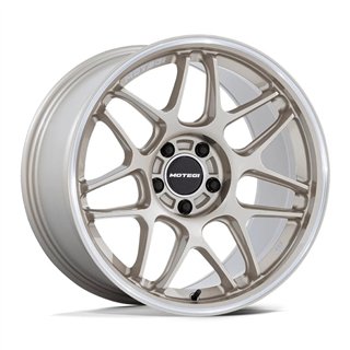 Motegi | MR158 TSUBAKI 18x10.5 ET35 - MOTORSPORT GOLD W/ MACHINED LIP