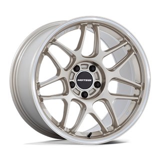 Motegi | MR158 TSUBAKI 18x10.5 ET35 - MOTORSPORT GOLD W/ MACHINED LIP