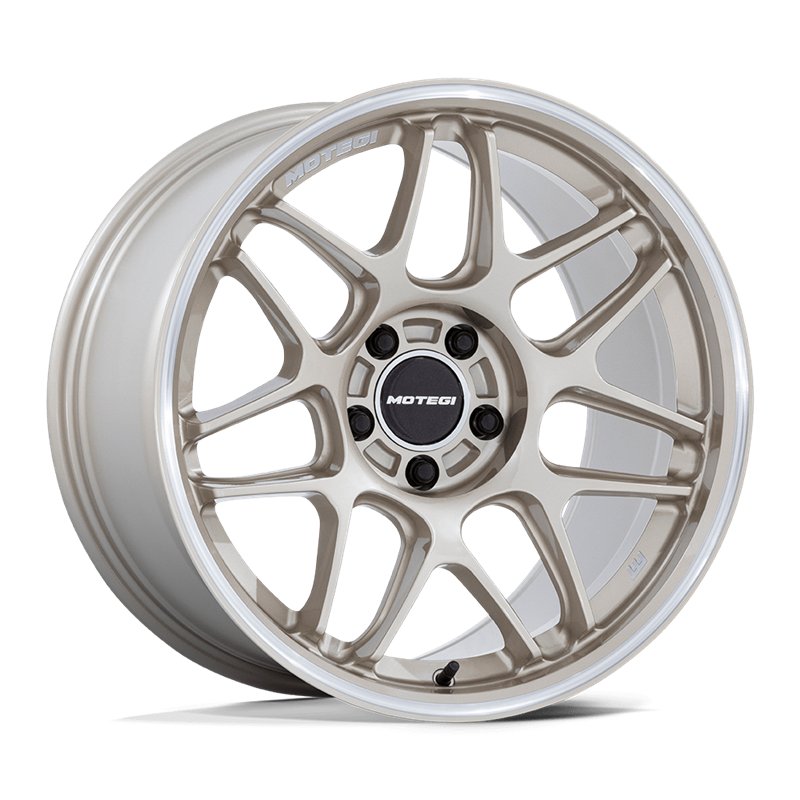 Motegi | MR158 TSUBAKI 18x9.5 ET15 - MOTORSPORT GOLD W/ MACHINED LIP