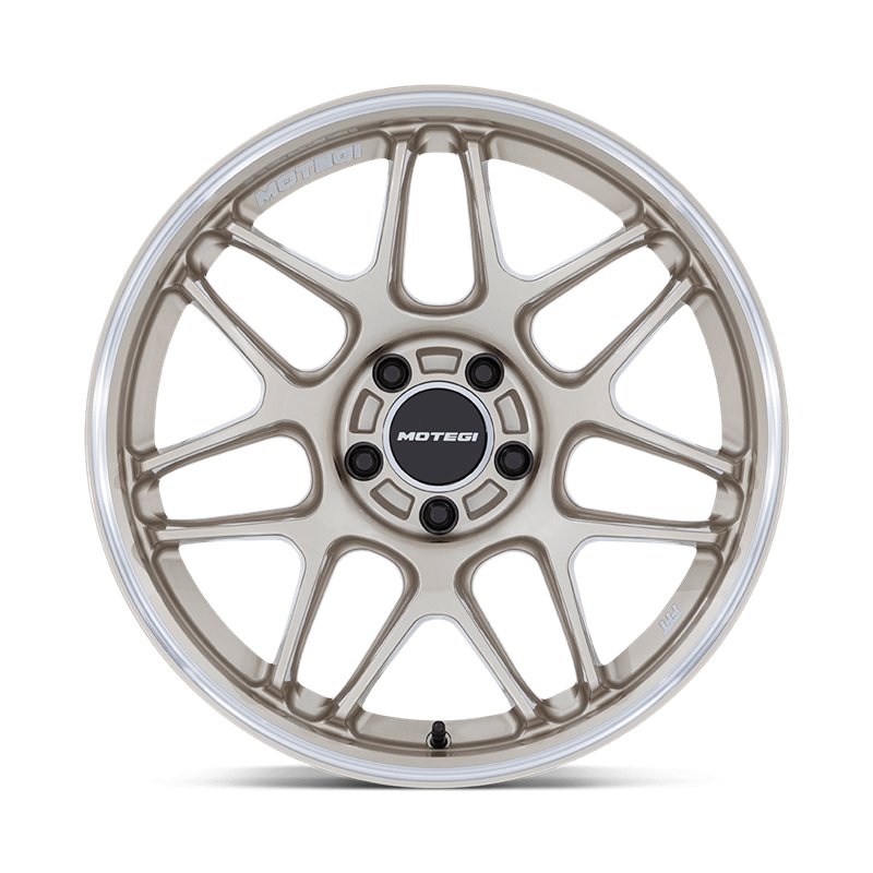 Motegi | MR158 TSUBAKI 18x9.5 ET15 - MOTORSPORT GOLD W/ MACHINED LIP